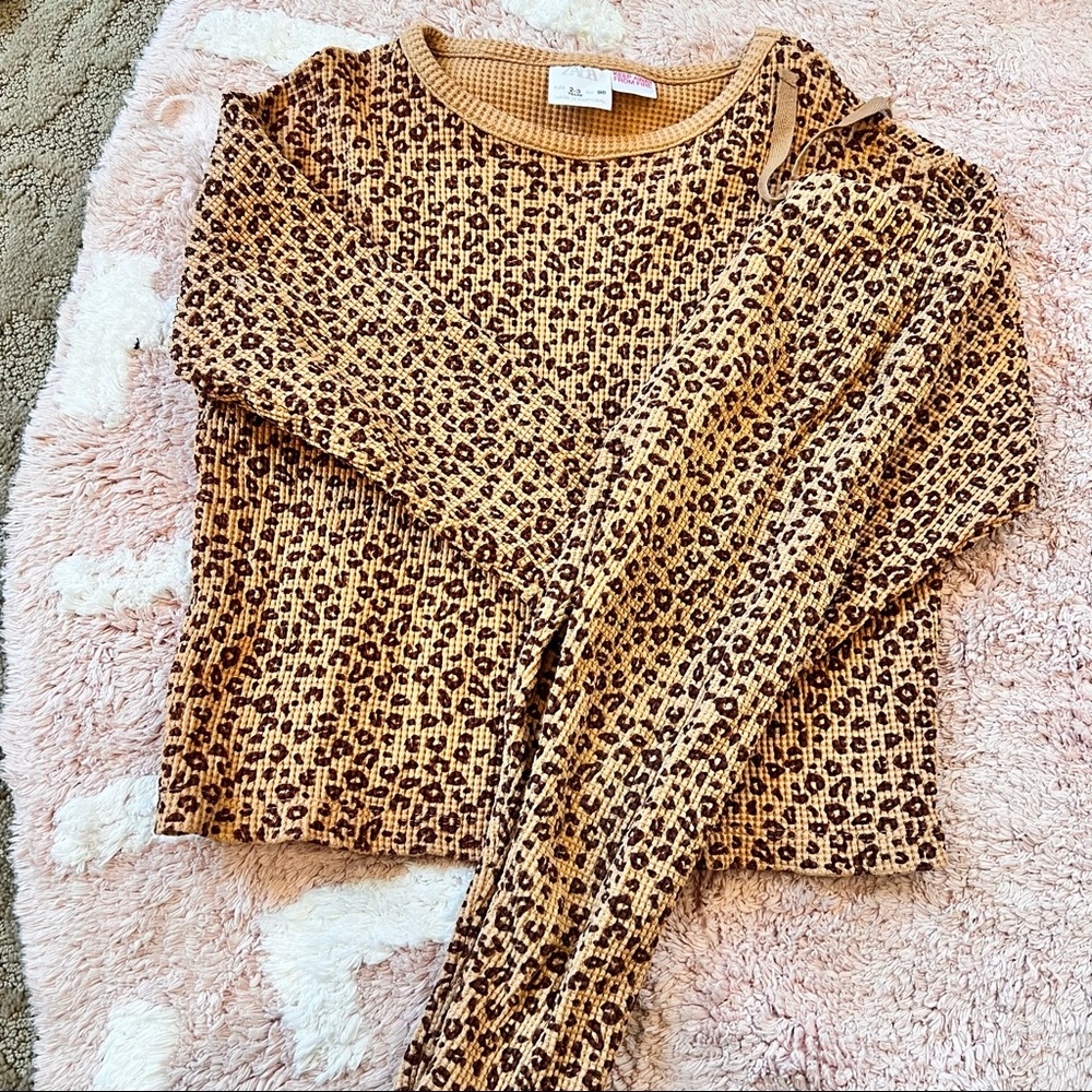 Zara Leopard Waffle Set